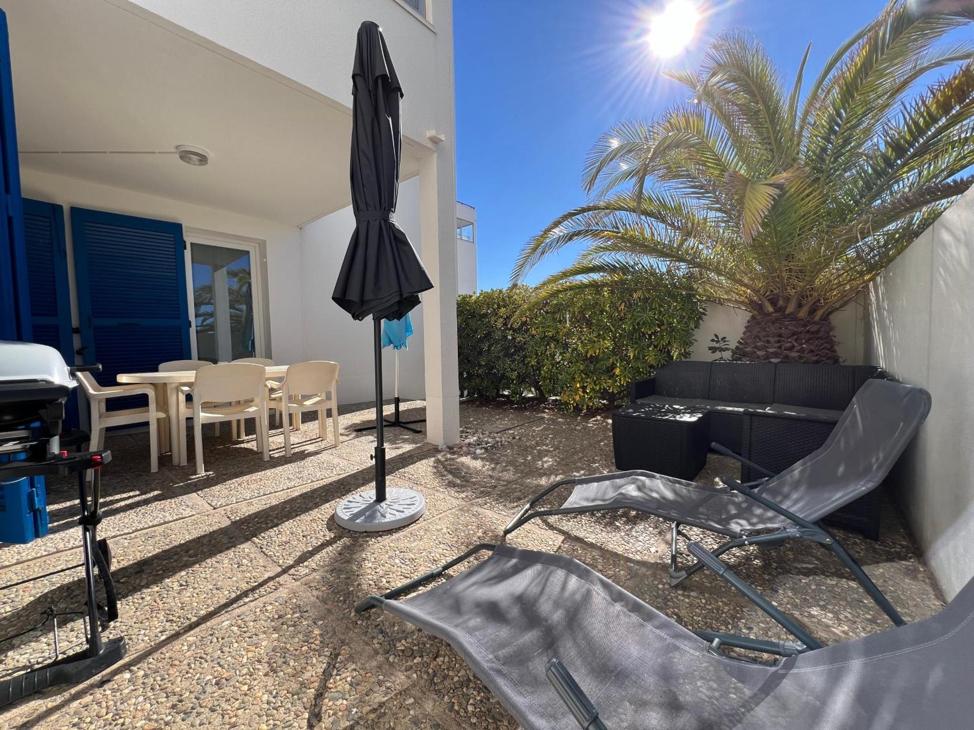 Appart Rdc T3 Proche Plage Accessible A Pieds Ле Баркарес Экстерьер фото