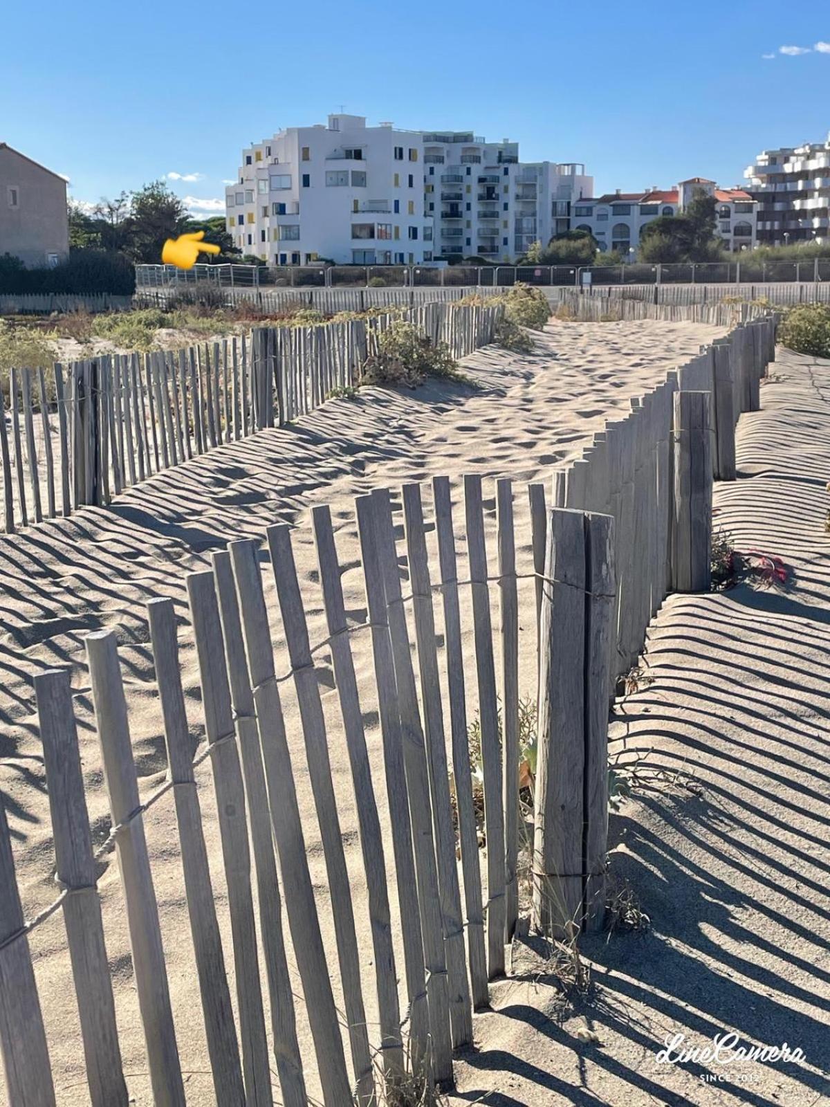 Appart Rdc T3 Proche Plage Accessible A Pieds Ле Баркарес Экстерьер фото